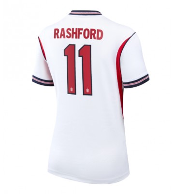 England Marcus Rashford #11 Hjemmebanetrøje Dame VM 2026 Kortærmet